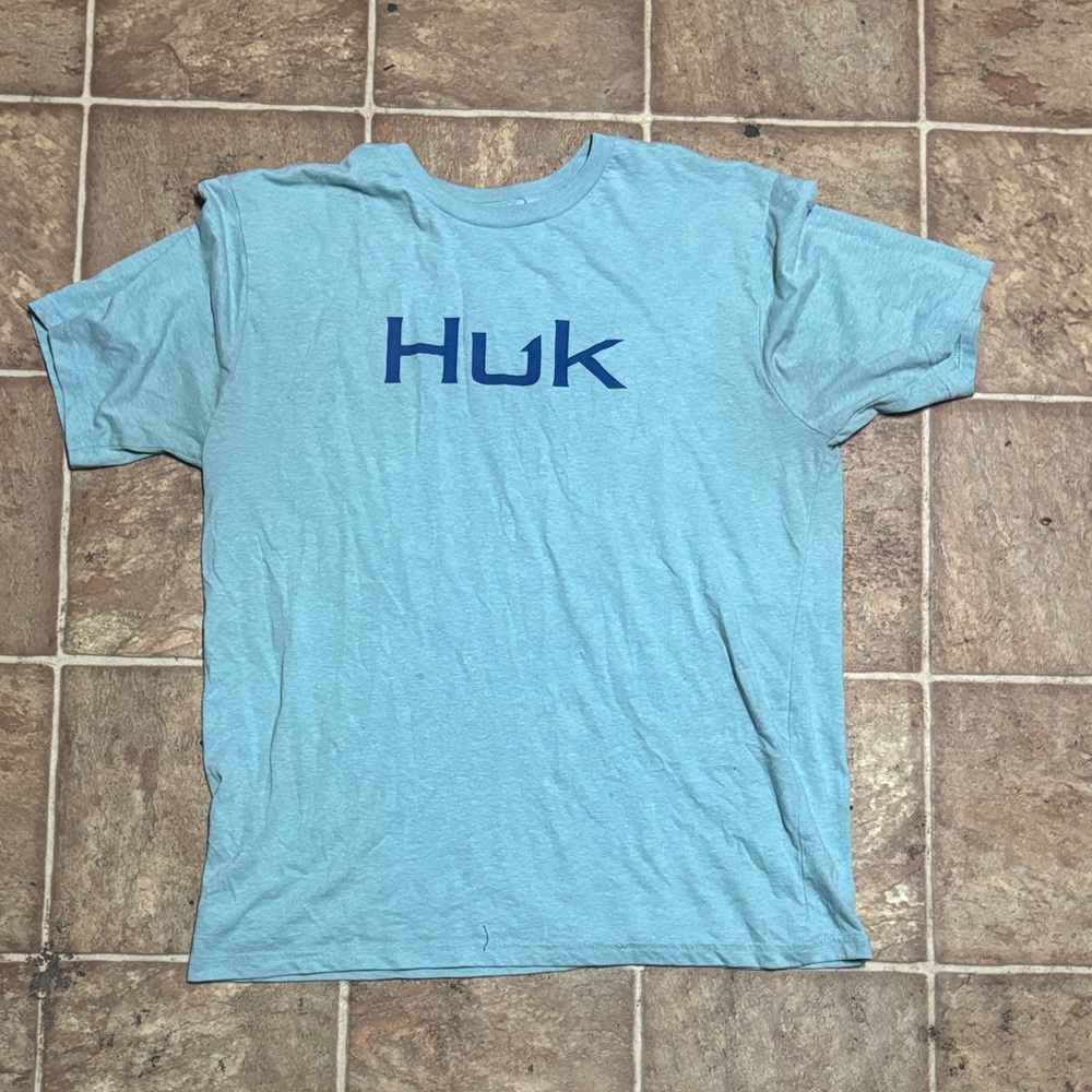 Huk Men's Sky Blue Short Sleeve Tee